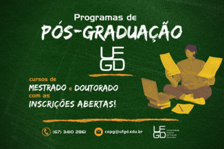 UFGD reabre inscrições para cursos de mestrado e doutorado