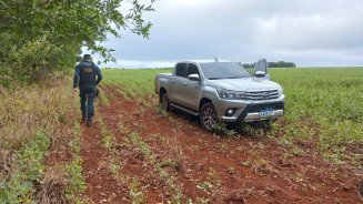 Polícia Militar Rodoviária recupera veículo roubado em São Paulo, na MS 162 em Dourados