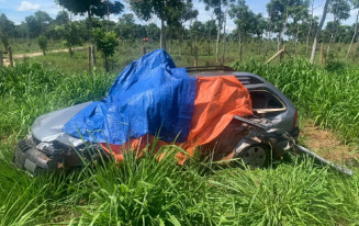 Mae e filha morrem em colisão entre veículos na MS-306