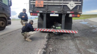 PRF alerta para condições dos freios de veículos que trafegam pelas rodovias