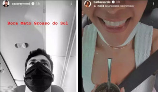 Cauã Reymond e Bárbara Reis já estão em MS para gravar nova novela