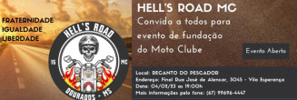 Hell’s Road MC convida para evento de fundação no sábado em Dourados