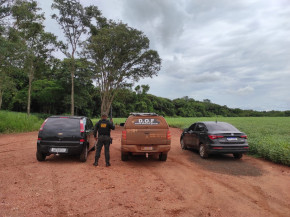 Veículos são recuperados pelo DOF durante fiscalização em rodovia