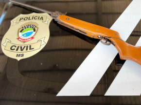 Polícia Civil prende em flagrante homem por posse ilegal de arma de fogo