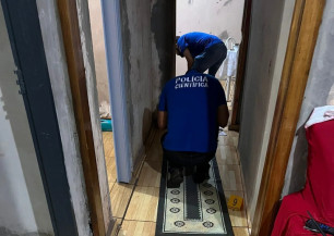 Polícia Civil, com apoio da Polícia Militar, prende suspeito de feminicídio