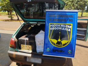 Polícia Militar Rodoviária apreende mercadorias de descaminho em Dourados 