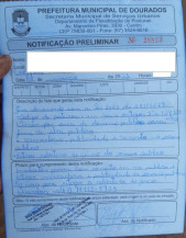 Comerciantes são notificados a desocupar calçadas para obras de duplicação da José Roberto Teixeira