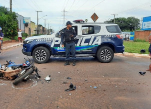 Polícia militar prende em flagrante delito suspeito de roubo de motocicleta