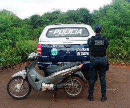 Polícia Militar recupera mais uma moto em Dourados