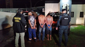 Polícia prende 3 assaltantes por golpe de falso frete e liberta motorista mantido refém