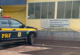 PRF apreende 101 Kg de pasta base de cocaína em Corumbá