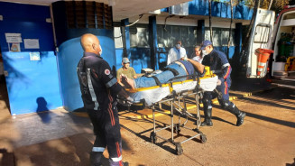 Mulher é atropelada em Dourados e encaminhada para o HV