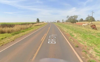 Ciclista morre ao ser atropelado na BR-376 em Deodápolis