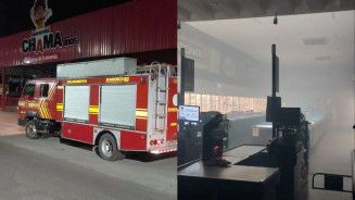 Fumaça de dedetização confunde moradores com incêndio em mercado de Corumbá