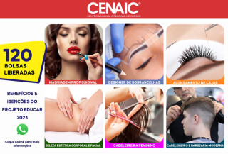 CENAIC DOURADOS libera 120 bolsas para cursos nas áreas de beleza, farmácia e cuidador de idosos