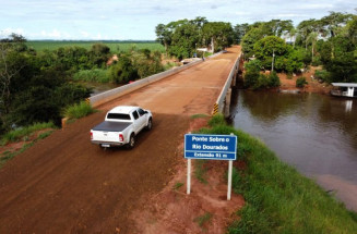 Agesul conclui ponte de concreto na rodovia MS-274, entre Dourados e Deodápolis