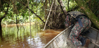 PMA de Dourados realiza fiscalização no rio Brilhante