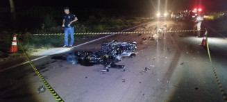 Homem morre ao colidir moto contra veículo na MS-157
