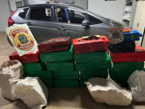 Traficante é preso com meia tonelada de drogas, arma e munições