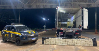 PRF apreende 330 Kg de cocaína em Terenos