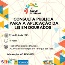 Classe artística de Dourados é convidada para Consulta Pública da Lei Paulo Gustavo