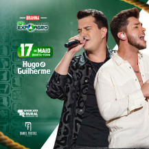 Hugo & Guilherme são atrações da Expoagro nesta quarta-feira