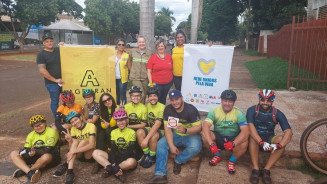 Grupos de ciclistas se reúnem para doação de sangue em Dourados