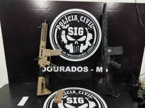 Polícia apreende dois fuzis em sitioca em Dourados