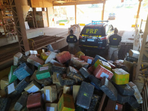PRF apreende 6,5 toneladas de maconha em Maracaju 