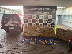 Polícia Civil apreende 1 tonelada de maconha em Dourados