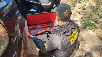 Homem é preso com espingarda e munições