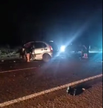 Jovem morre e dois ficam feridos em colisão de carros entre Fátima e Vicentina