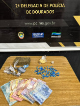 Irmãos são detidos enquanto fracionavam maconha e crack