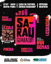 UEMS promove sarau Guaraoby nesta sexta na Casa da Cultura