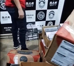 Homem é preso com cocaína avaliada em R$ 21 milhões