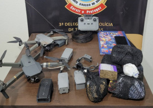 Policia Civil desmantela esconderijo de drogas e drones usados para tráfico