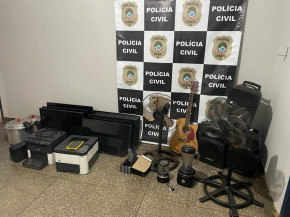 Polícia Civil identifica responsáveis por furto ocorrido em escola