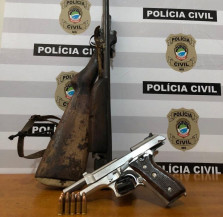 Polícia Civil prende homem por posse irregular de arma de fogo