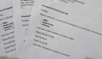 Procon reforça alerta sobre mensagens falsas de notificação a empresas