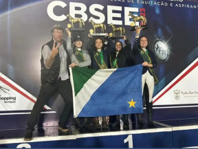 Equipe com douradense ganha ouro em campeonato brasileiro de equitação