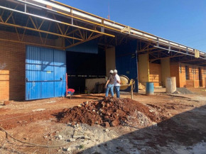 Ginásio municipal em obras vai ter energia solar
