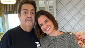 Faustão recebe coração por transplante e mulher agradece