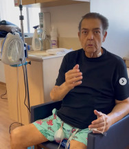 Faustão é transferido para unidade semi-intensiva e evolui bem