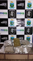 Polícia Militar prende jovem com mala cheia de maconha em ônibus intermunicipal