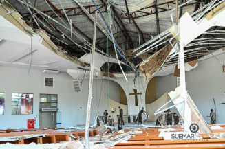 Igreja do Parque Alvorada pede ajuda para reconstruir teto destruído por tempestade
