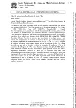 Edital de Intimação - Cumprimento de sentença