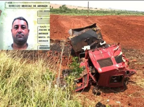 Motorista morre ao capotar caminhão na MS-141