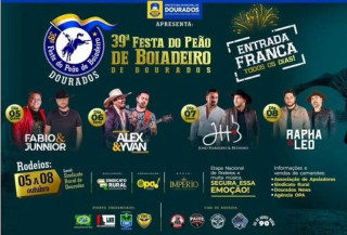 Festa do Peão de Boiadeiro começa nesta quinta e terá entrada gratuita