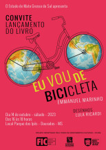 Poeta Emmanuel Marinho lança seu 10º livro: 'Eu vou de bicicleta'