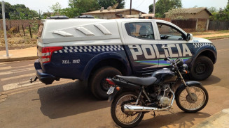 Jovem é preso por receptação de moto furtada